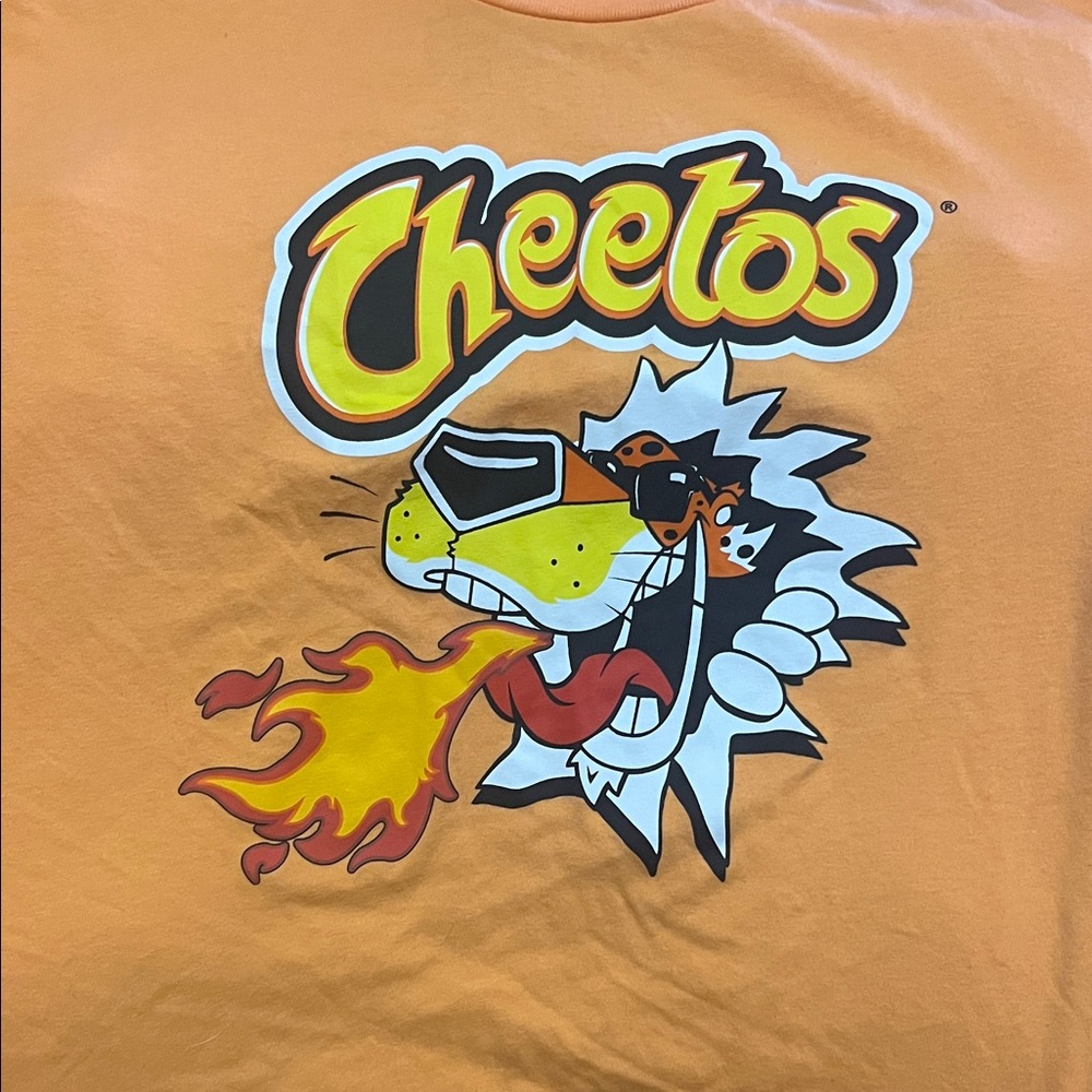 Flaming Hot Cheetos Small Ling Sleeve Shirt